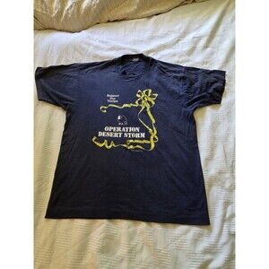 Vtg 91Operation Desert Storm Support Troops  Screen Stars Best USA Single Stitch